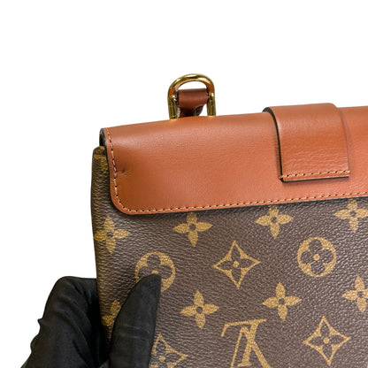 Used LOUIS VUITTON Monogram Locky BB Handbag Brown GHW