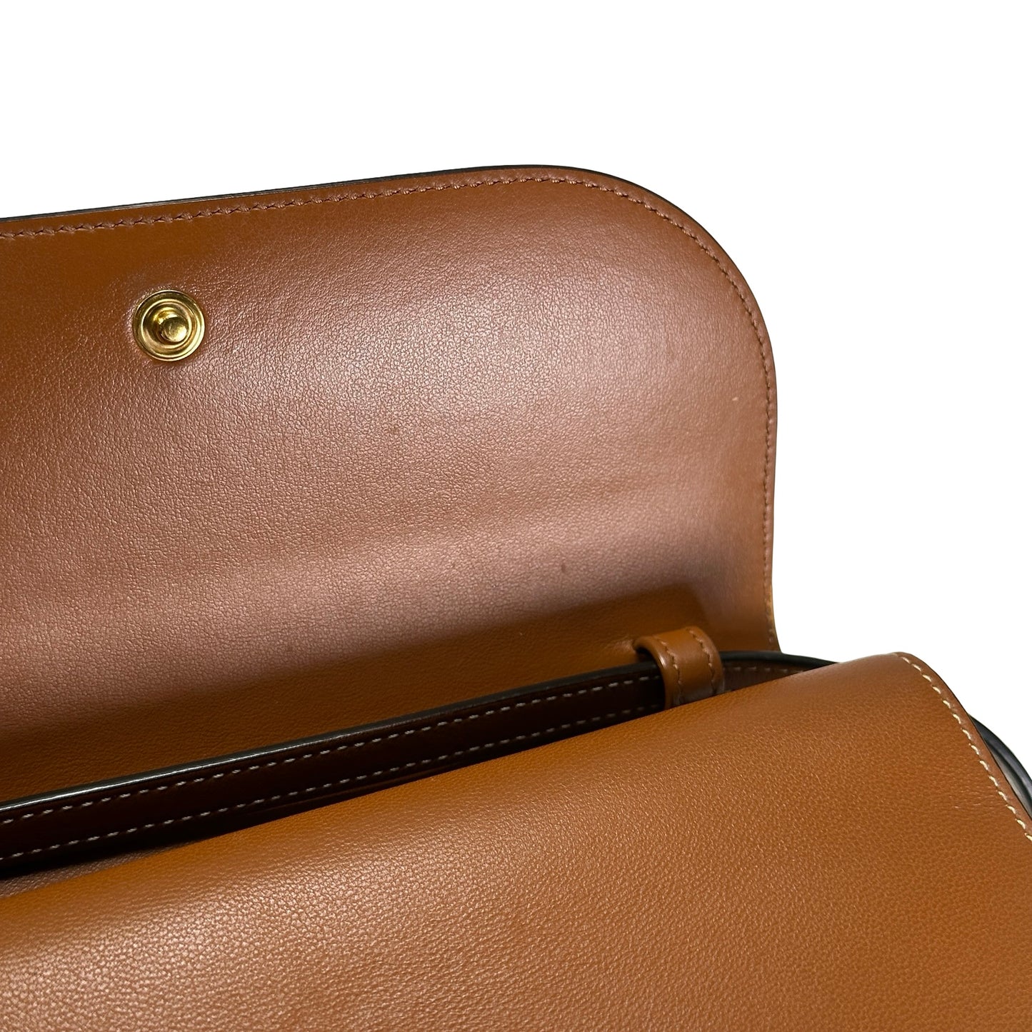 CELINE Macadam Triumph Cross Body Bag Brown