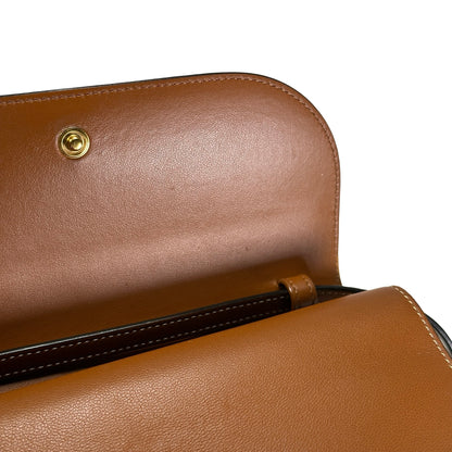 CELINE Macadam Triumph Cross Body Bag Brown