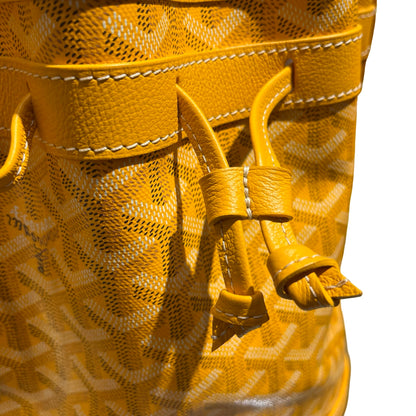 Used GOYARD Le Sac Petit Flot Tote Bag Yellow