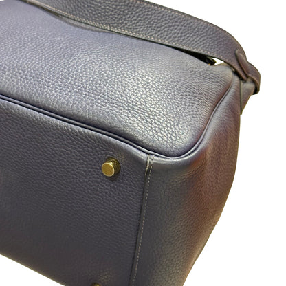 Used HERMÈS Lindy 30 Shoulder Bag Navy Blue GHW