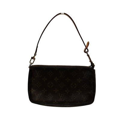 Used LOUIS VUITTON Monogram Pochette Accessoires Pouchette Brown