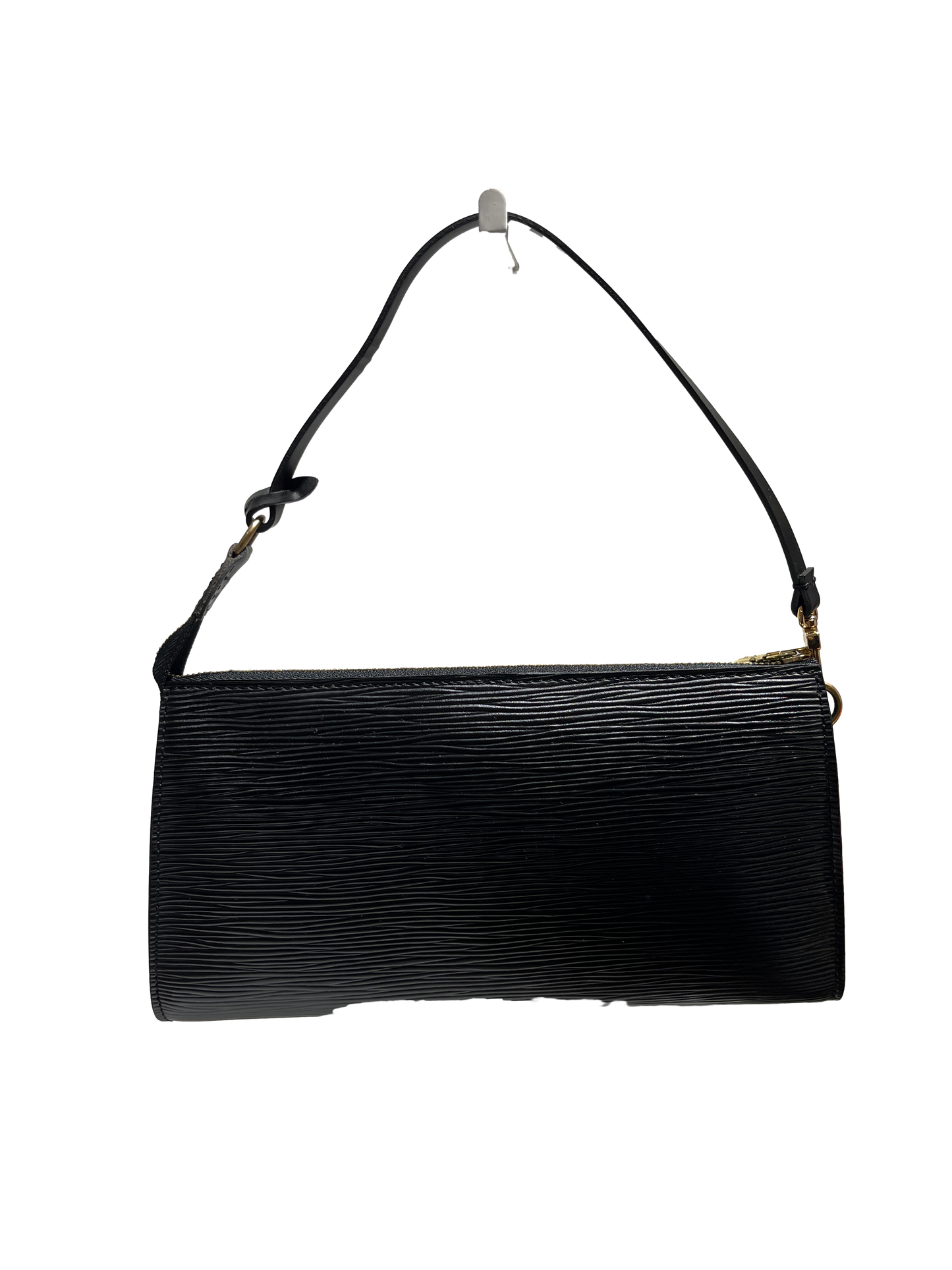 Used Louis Vuitton Epi Leather Pochette Shoulder Bag Black GHW