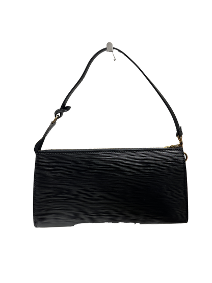 Used Louis Vuitton Epi Leather Pochette Shoulder Bag Black GHW