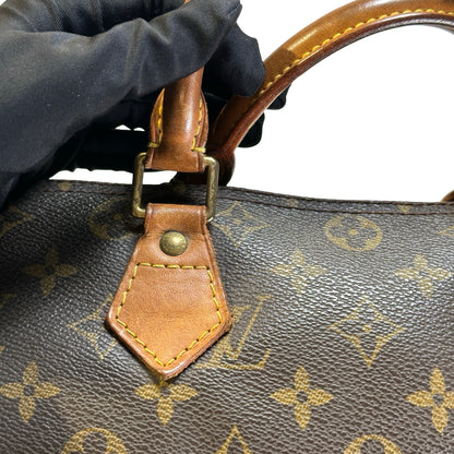 Used LOUIS VUITTON Monogram Canvas Speedy Handbag Brown