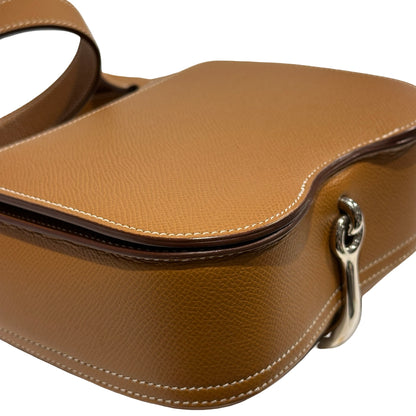 Used HERMES Epsom Della Cross body bag Gold Phw