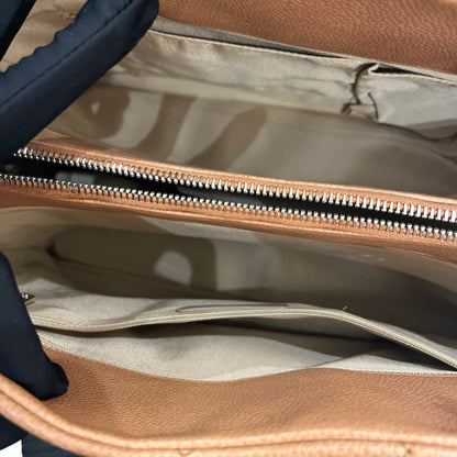 Used CHANEL Caviar Leather GST Tote Bag Brown, PHW