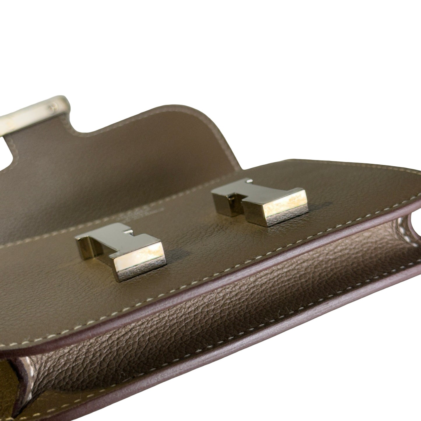 Used HERMES Epsom Constance Slim Wallet Etoupe