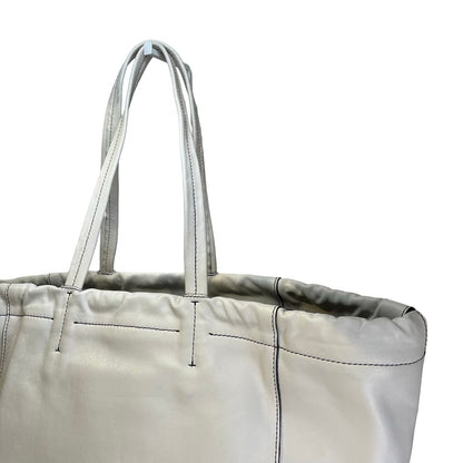 Used CELINE Leather Phantom Tote Bag White