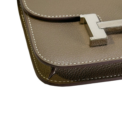 Used HERMES Epsom Constance Slim Wallet Etoupe