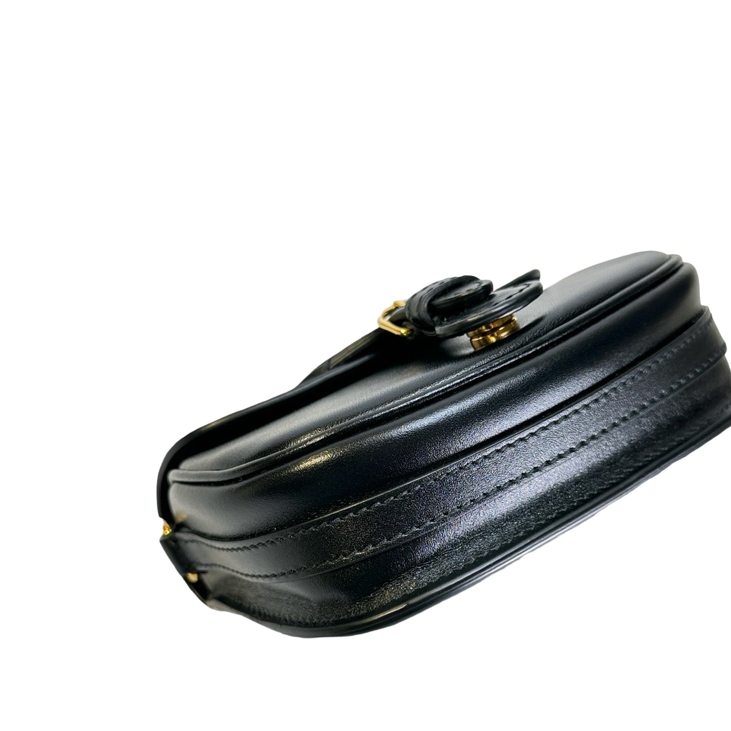Used DIOR Leather Bobby Shoulder Bag Black