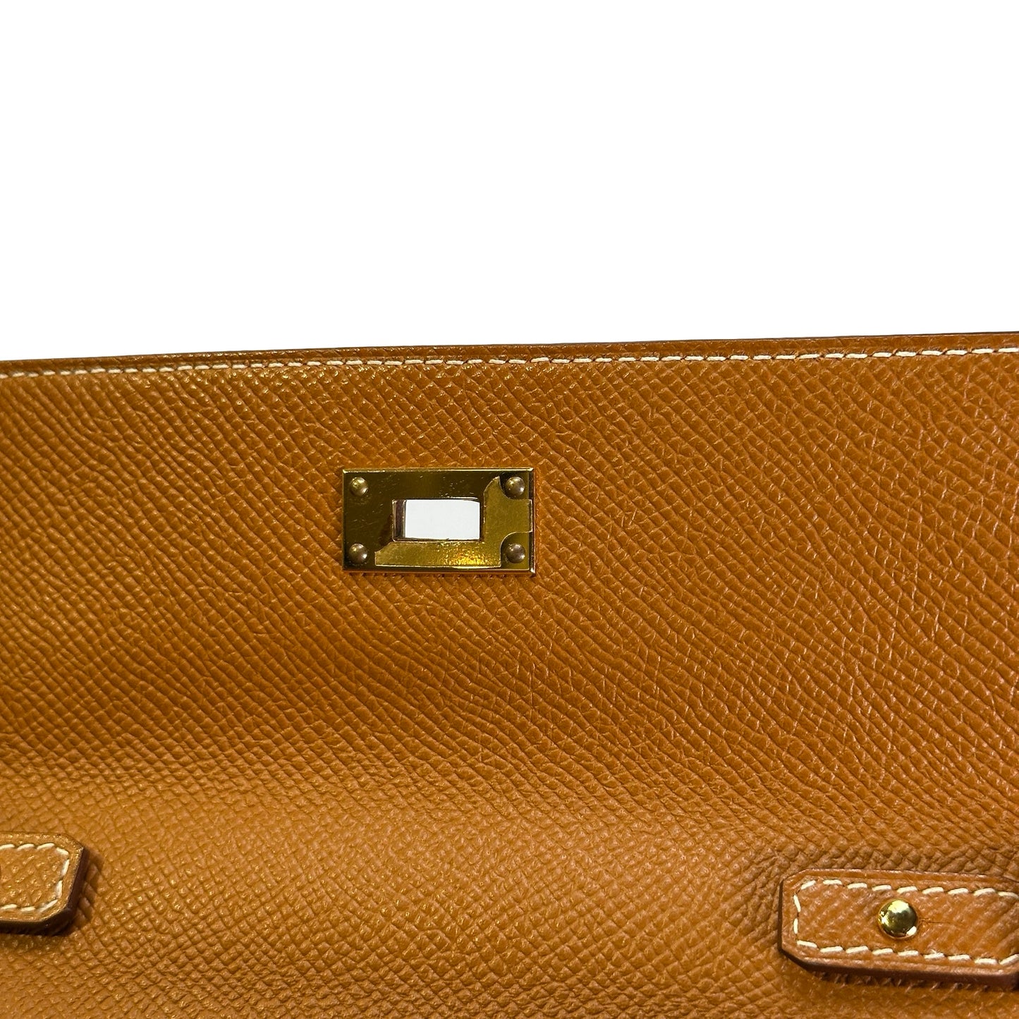 Used HERMES Epsom Kelly To Go Cross body bag Gold FHW