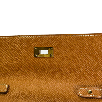 Used HERMES Epsom Kelly To Go Cross body bag Gold FHW