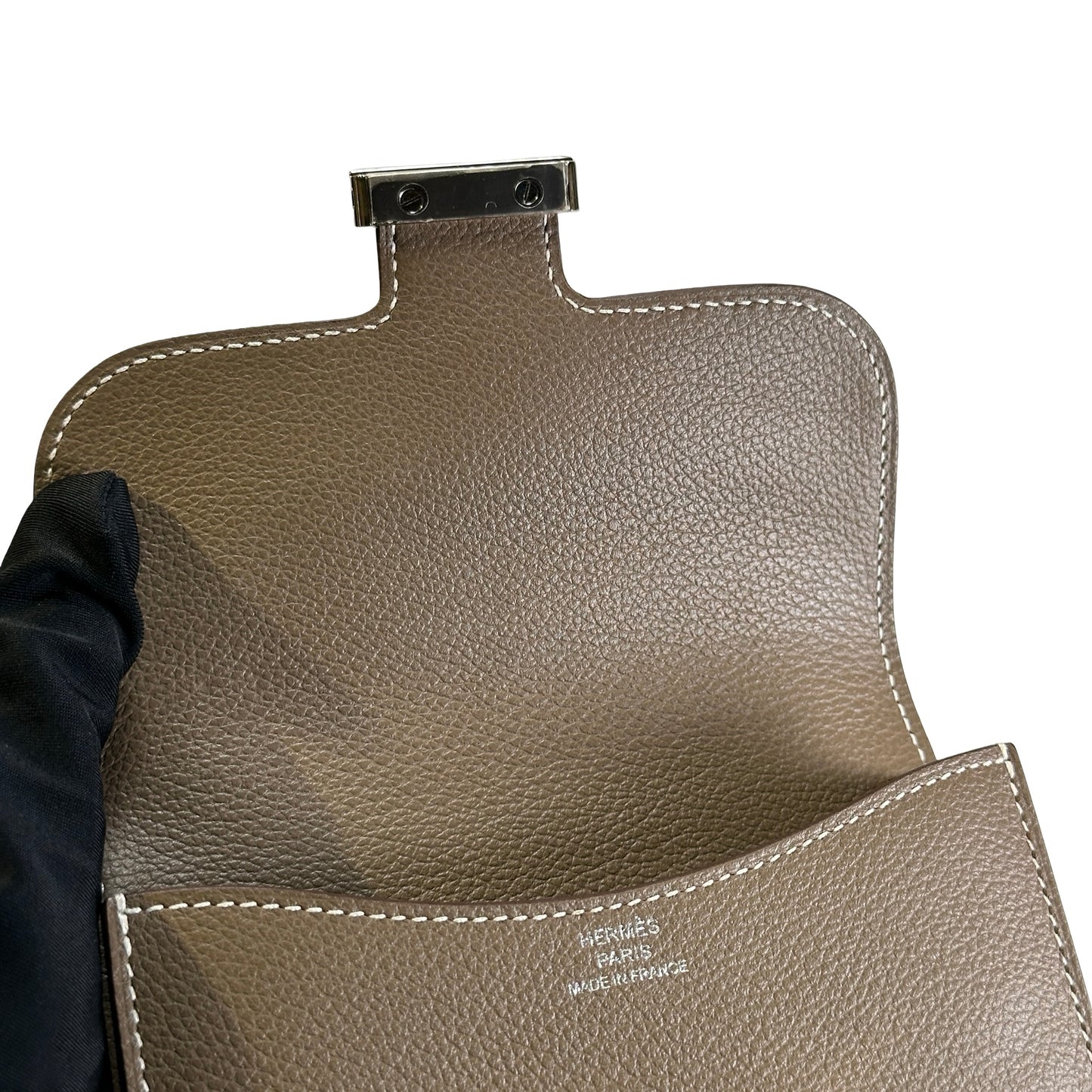 Used HERMES Epsom Constance Slim Wallet Etoupe