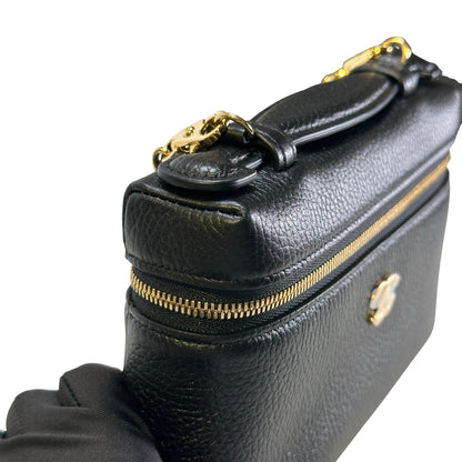 Brand New CHANEL Caviar Vanity case Vanity case Black