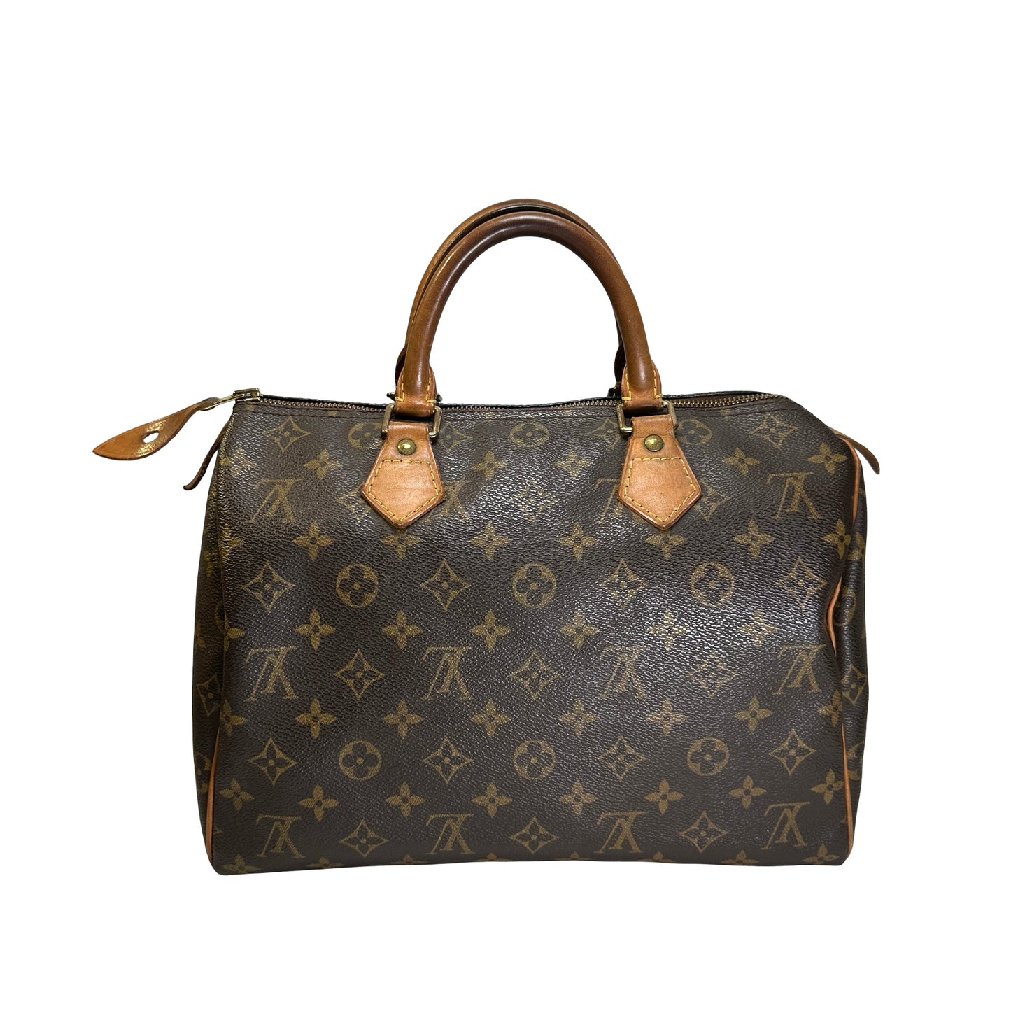 Used LOUIS VUITTON Monogram Canvas Speedy Handbag Brown