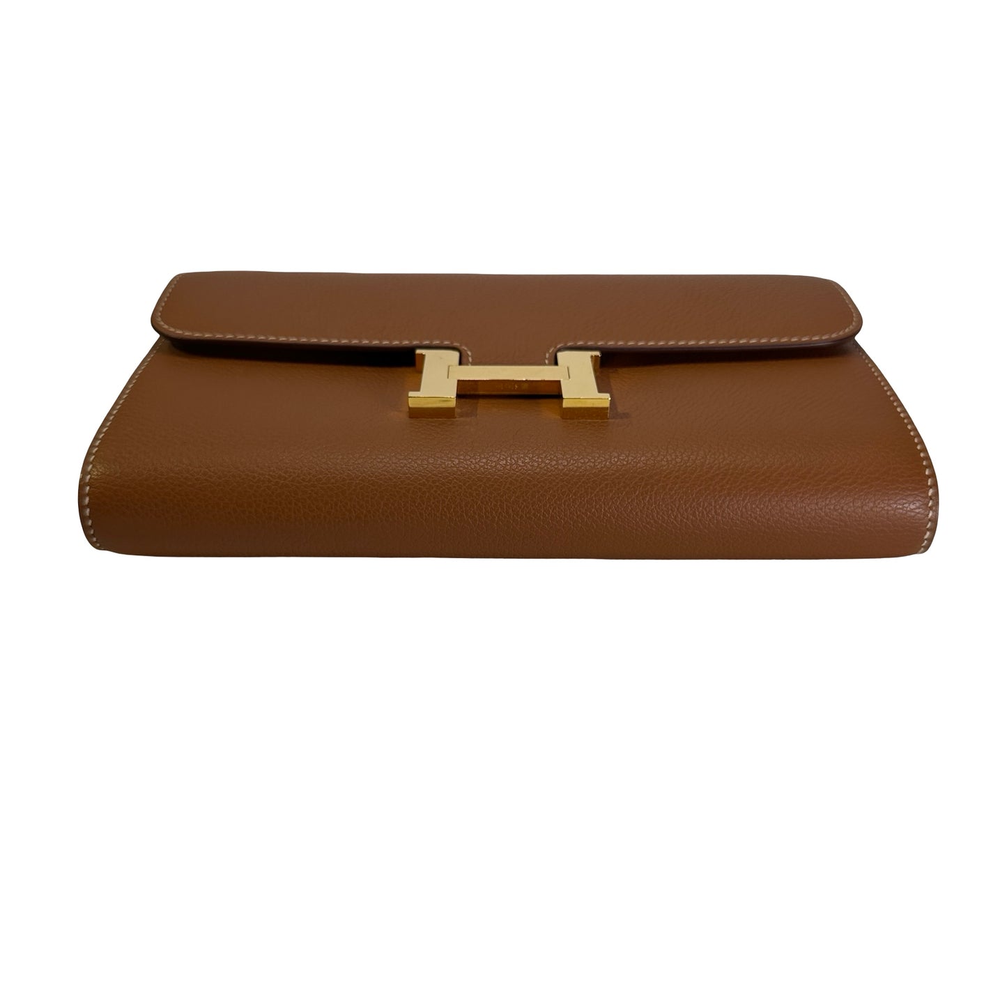 Used HERMES Epsom Constance to Go Wallet on chain Brown GHW