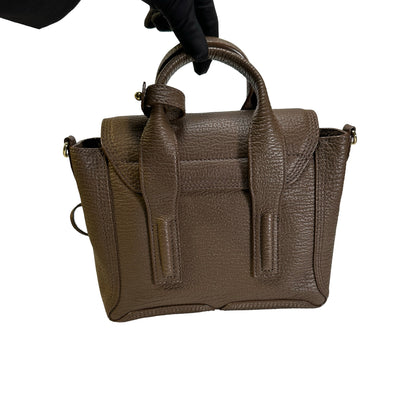 Used 3.1 PHILLIP LIM Textured Leather Pashli Mini Satchel Satchel Brown