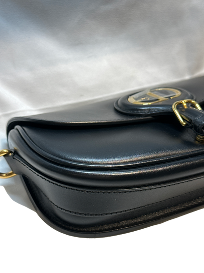 Used DIOR Bobby Flap Bag Black GHW