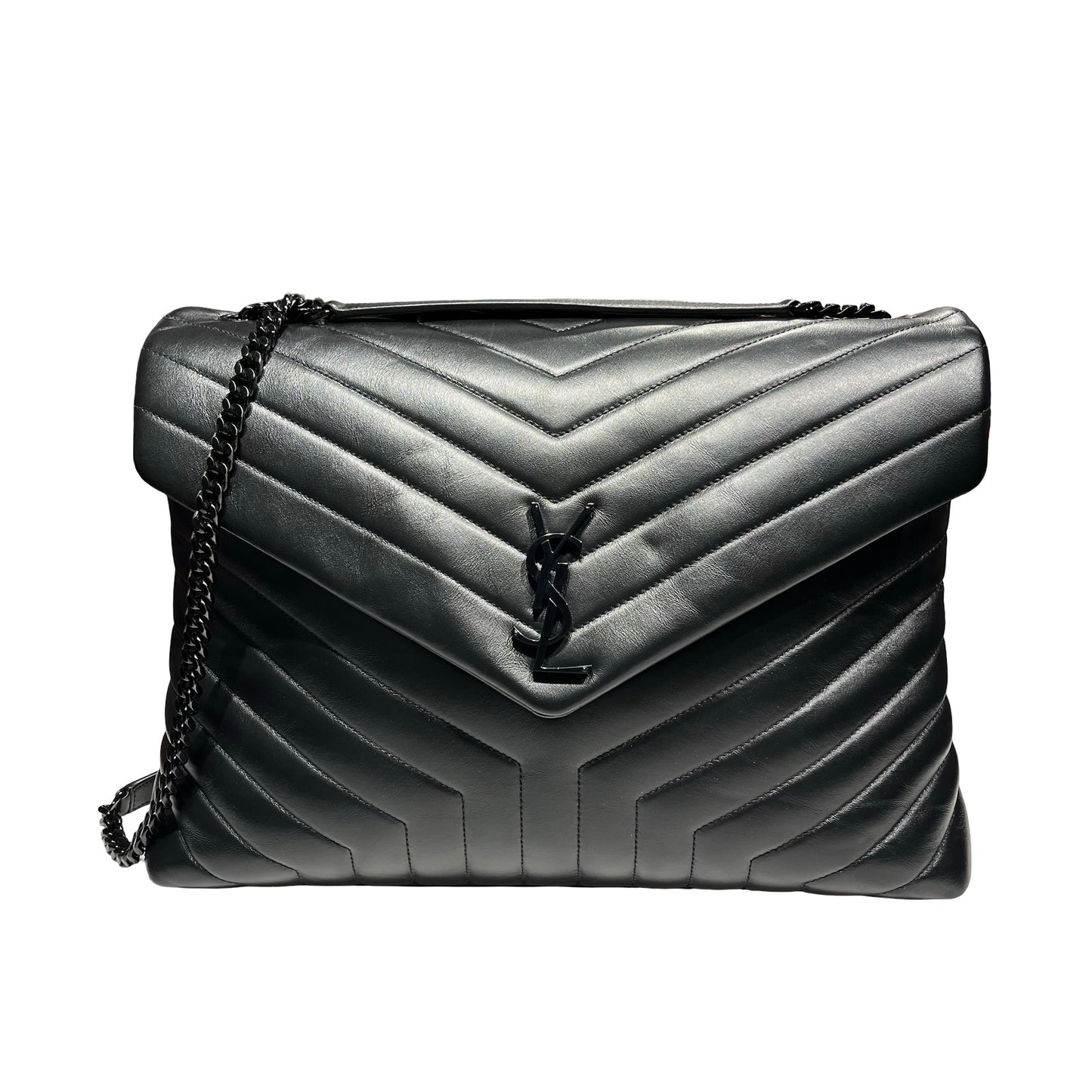 SAINT LAURENT Chain Shoulder Bag Black