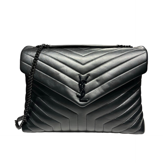 SAINT LAURENT Chain Shoulder Bag Black