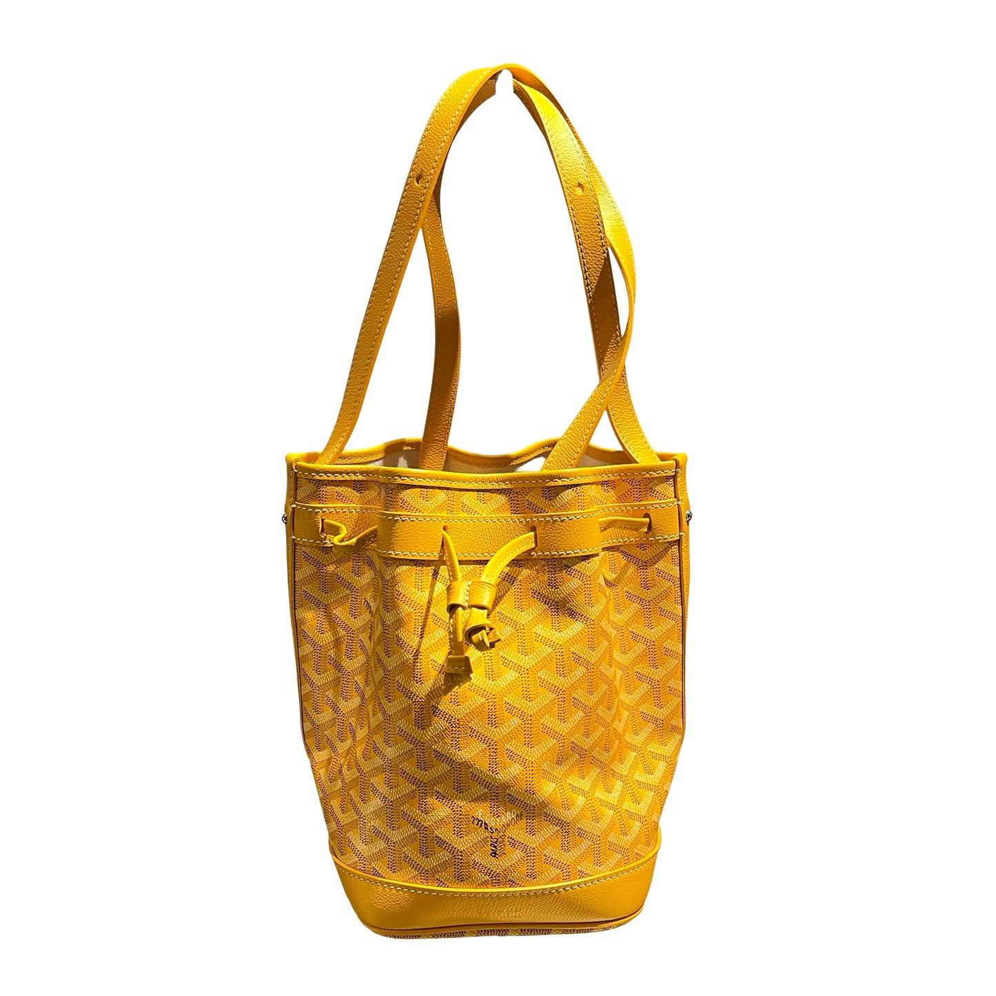 Used GOYARD Le Sac Petit Flot Tote Bag Yellow