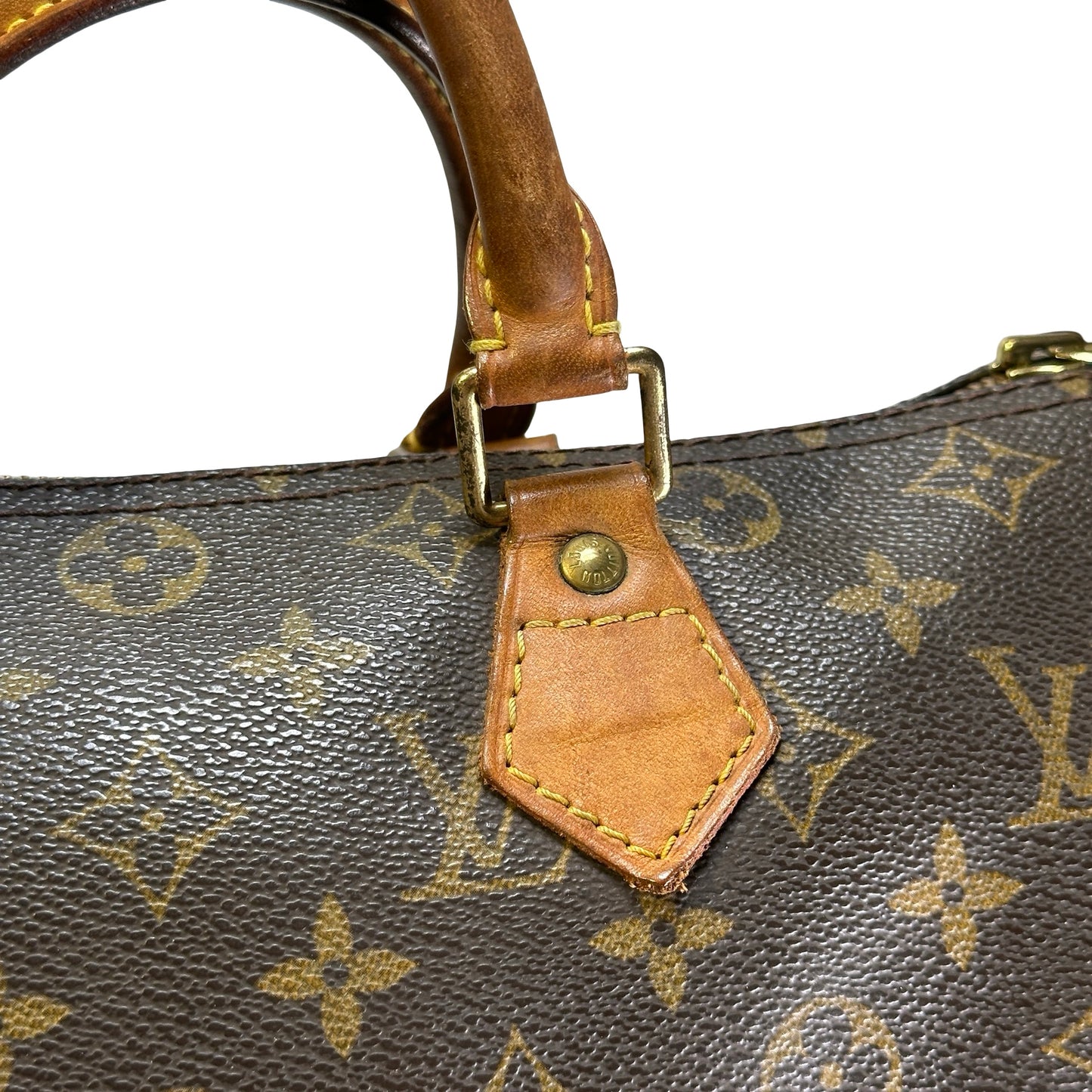 Used LOUIS VUITTON Monogram Canvas Speedy Handbag Brown
