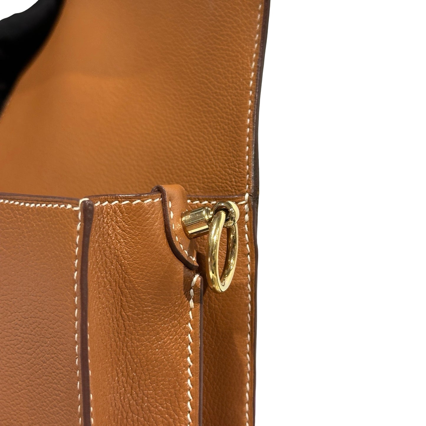 Used HERMES Roulis Shoulder Bag Gold GHW