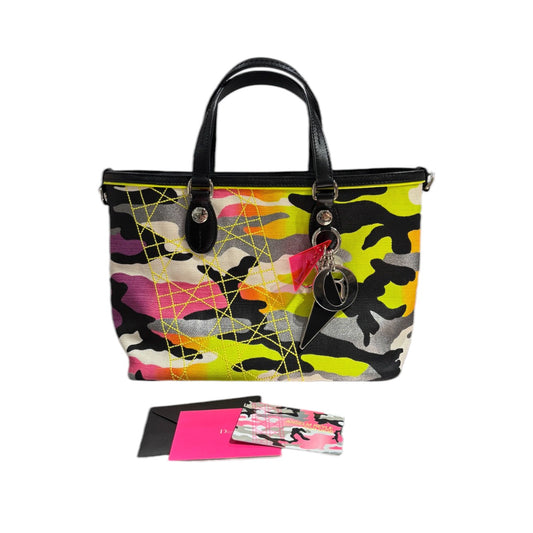 DIOR X ANSELM REYLE CAMOUFLAGE CANVAS HANDBAG [3000265]